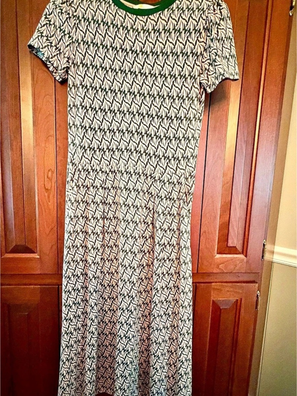Boden Lucinda Jersey Midi Dress Pink & Green (2P)